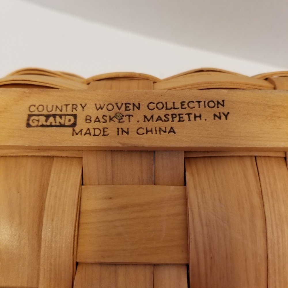 Country Woven Collection GRAND Basket - Picture 4 of 6